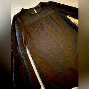 NWT Cynthia Steffe cocktail dress - black lace, sz 8, brand new!